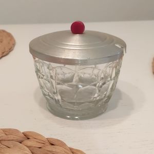 Bakelite handle Mustard or Sugar jar, Vintage